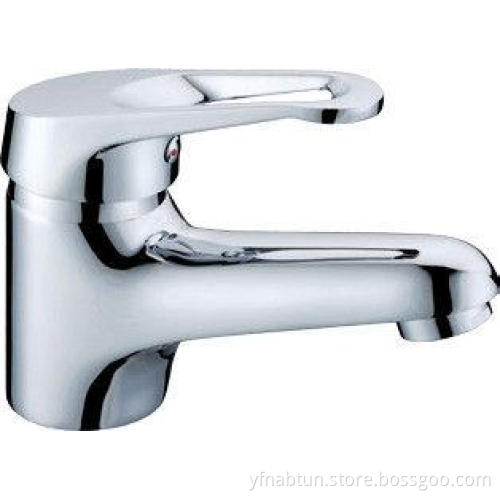 Brass Deck Mounted Basin Mixer with Single Lever for Home ,